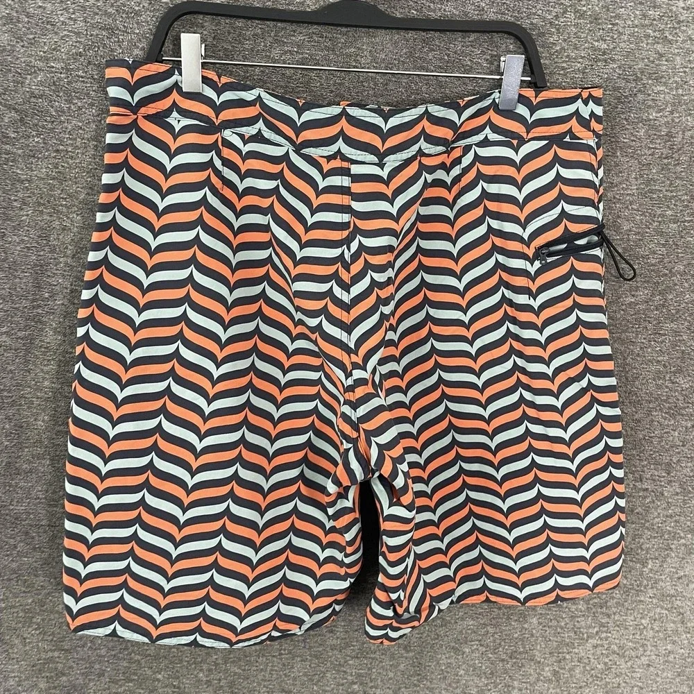 Patagonia Board Shorts Mens 36 Multicolor Wavefarer Nylon Swim Trunks Quick Dry
